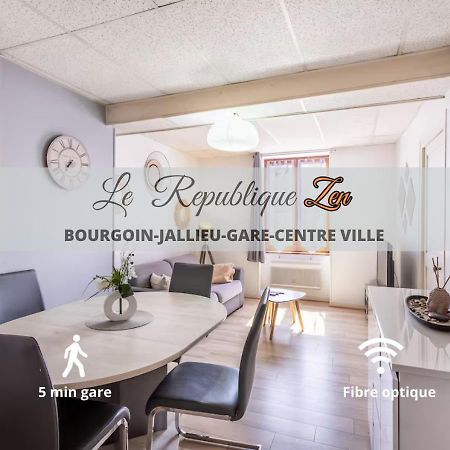 Le Republique-Gare-Centre Ville Bourgoin-Jallieu Eksteriør bilde