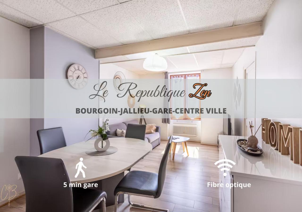 Le Republique-Gare-Centre Ville Bourgoin-Jallieu Eksteriør bilde